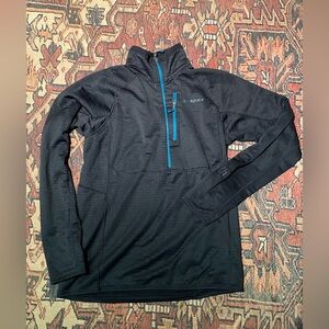 Patagonia Black and Blue Quarter-Zip Pullover